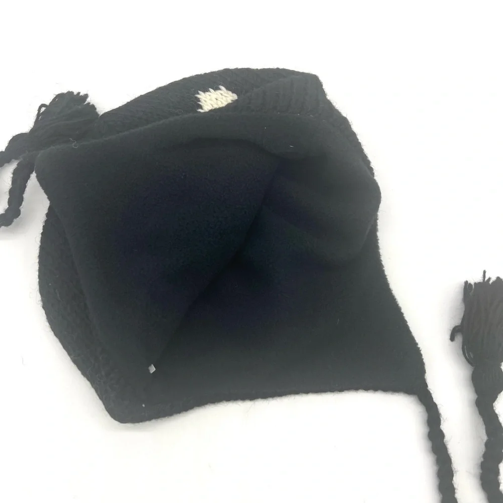 Gothic Hand-knit Skull Beanie